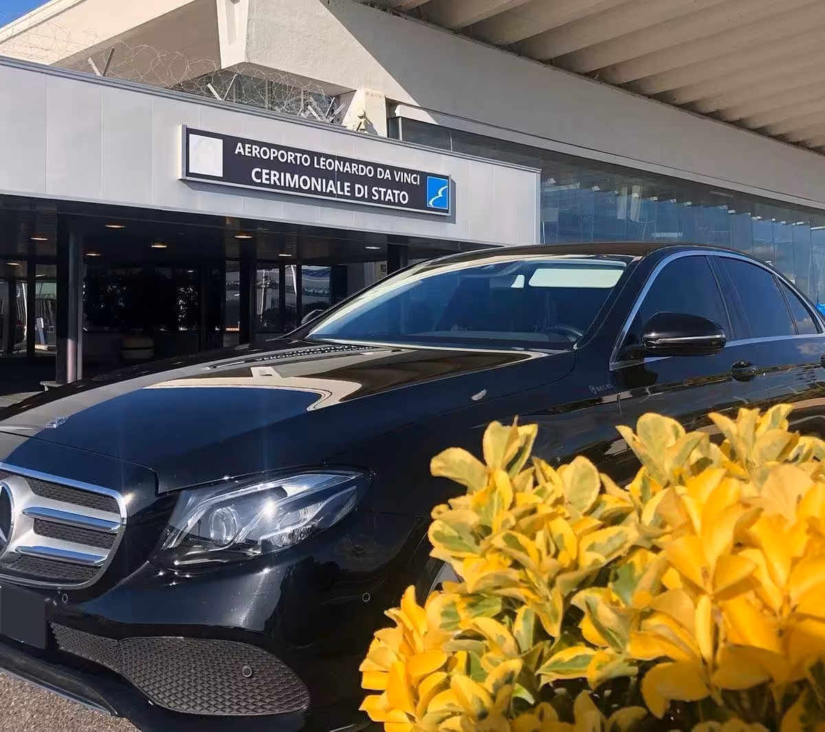 E-Class at Fiumicino Airport